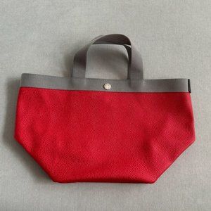 Herve Chapelier Pebbled Grain Tote